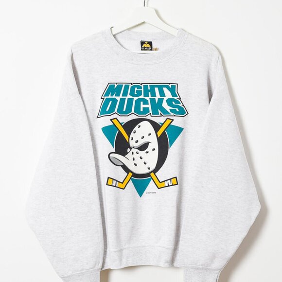 Vintage Mighty Ducks Hockey Sweatshirt, Retro NHL Mighty Ducks Men Women Shirt - Picture 1 of 2
